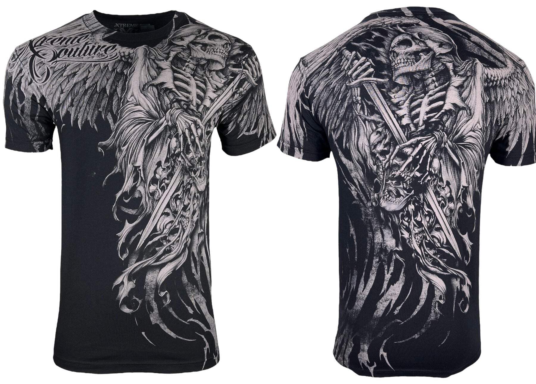Xtreme Couture by Affliction Men's T-Shirt Wielding Death