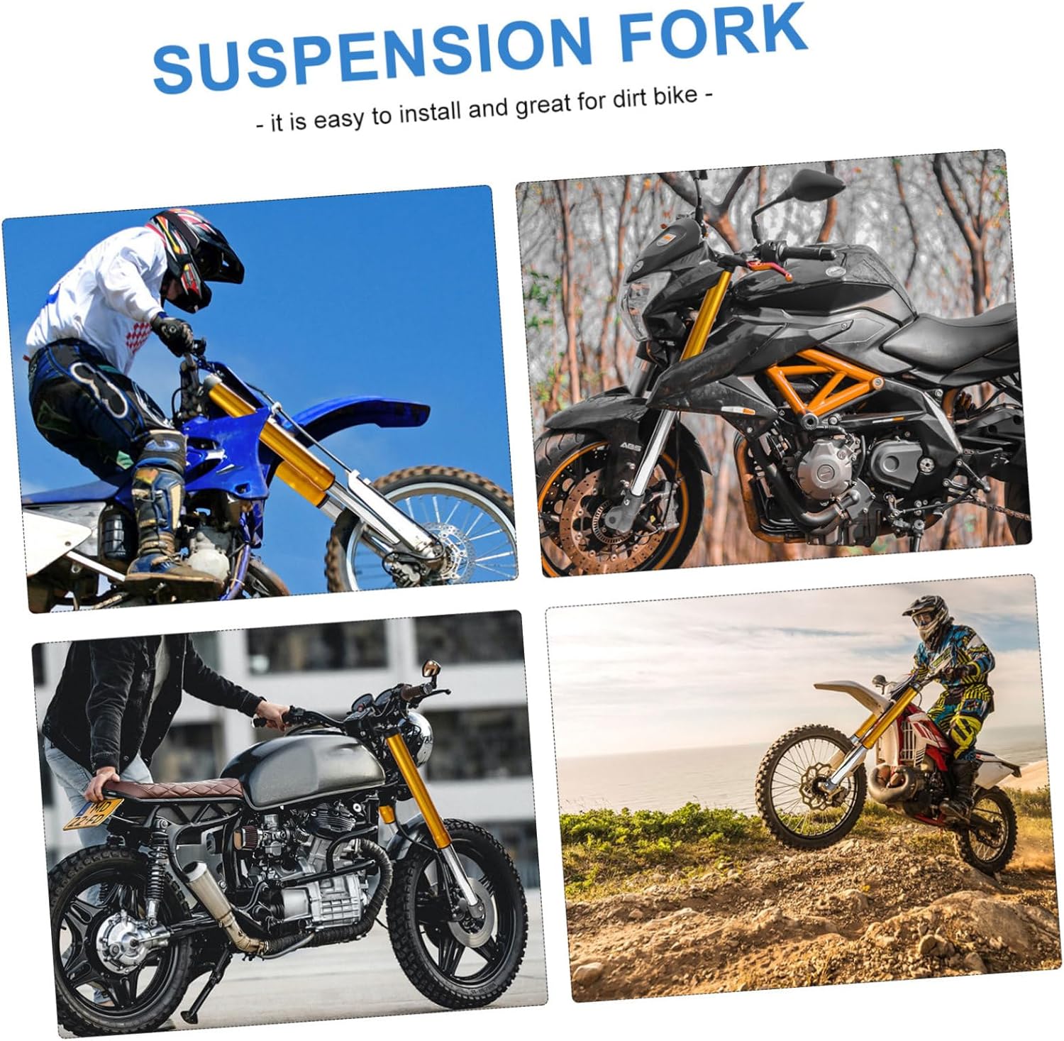 Dirt Bike Front Fork Shocks Replacement for Old/damaged Forks Quality Material