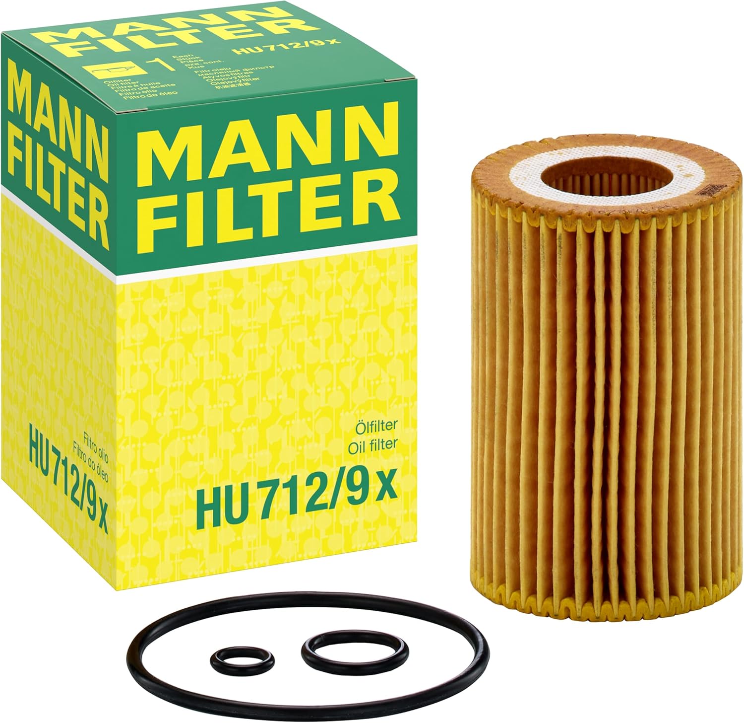 MANN-FILTER HU 712/9 x Oil Filter - CARS + TRANSPORTERS