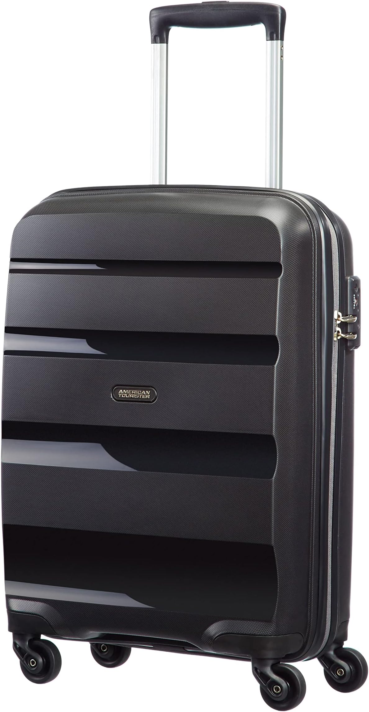 Bon AIR - Spinner S, Hand Luggage, 55 cm, 31.5L, Black (Black)