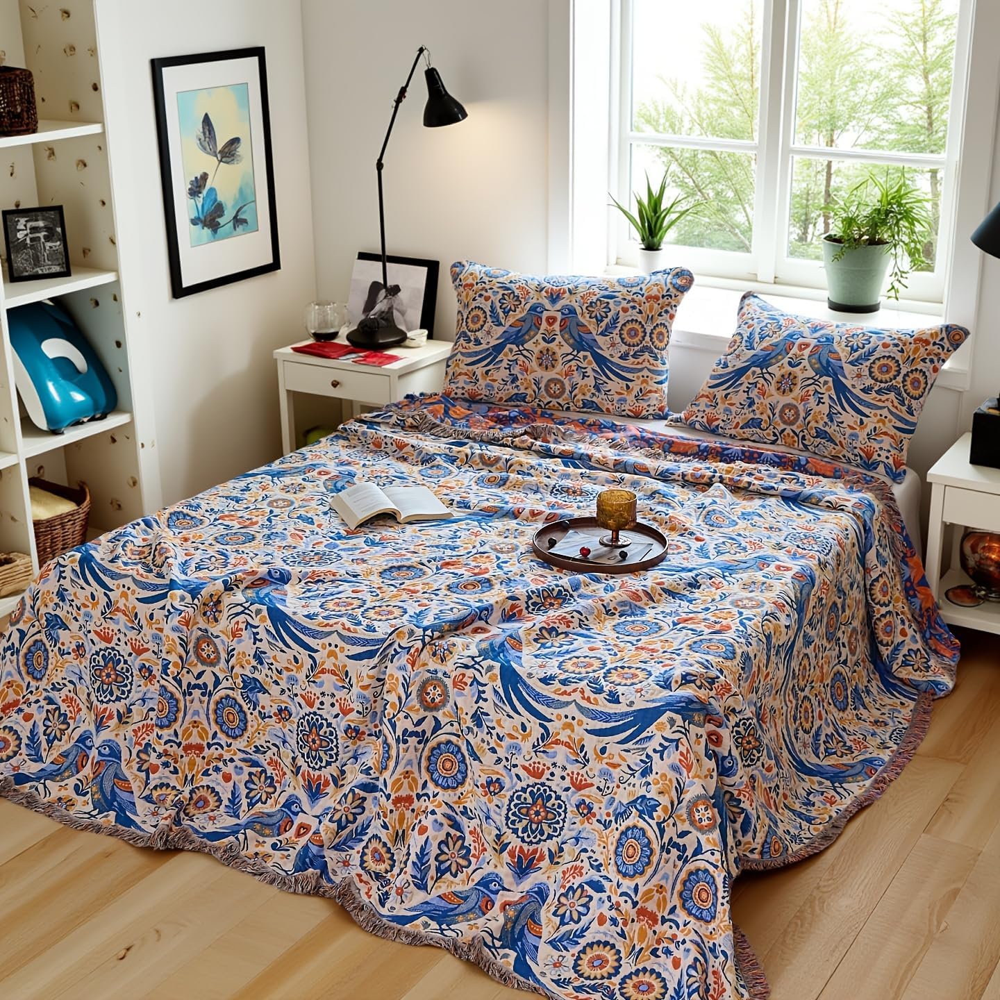 6 Layers Cotton Muslin Throw Blanket for Bed Couch Aircraft Knit Woven Gauze Blanket Soft Lightweight Cozy Breathable Tassels Blanket Farmhouse Decoration for All Season (Khaki, 60×80 inch)