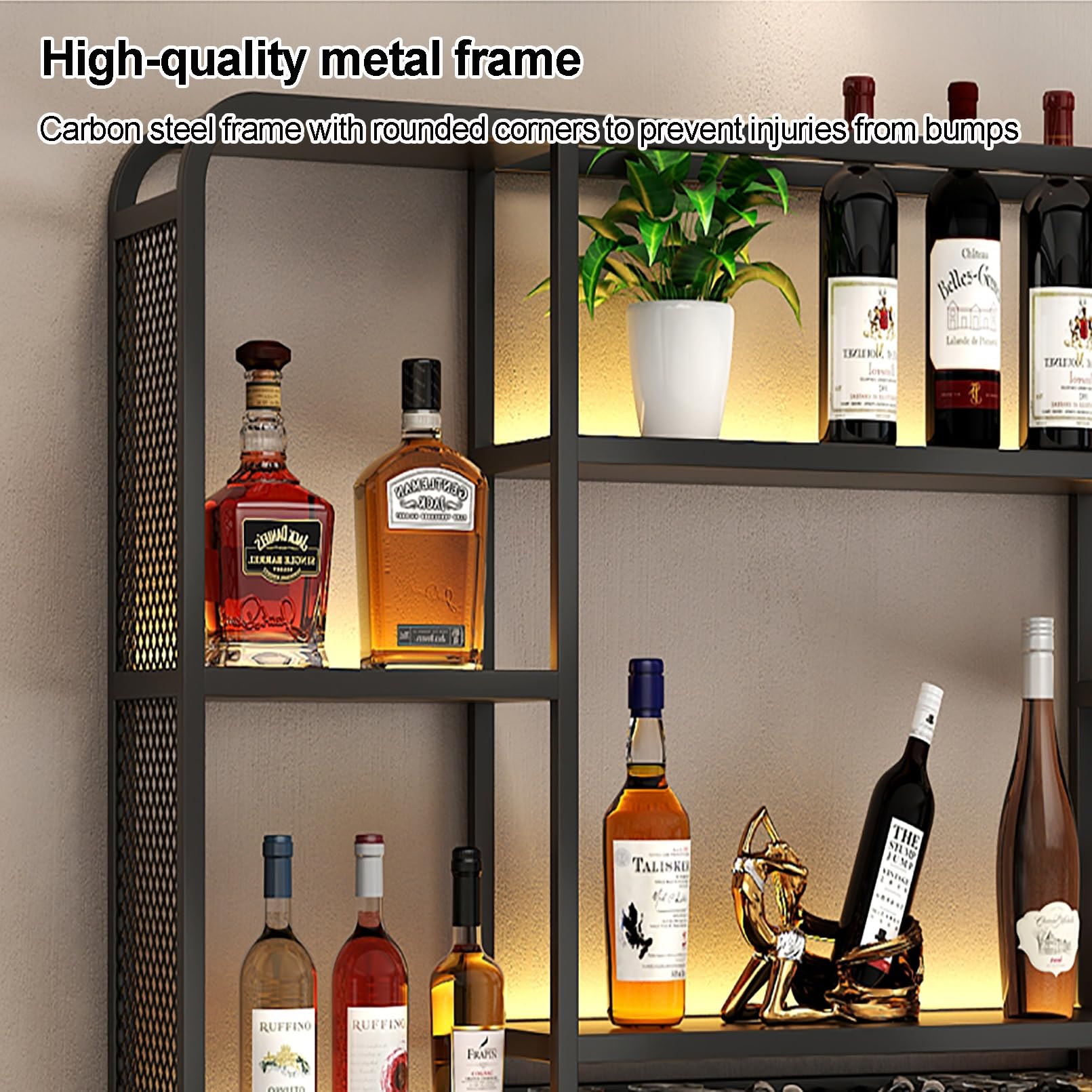 Amazon｜工業用壁掛けワインラック 壁掛け式ワインラック おしゃれで省