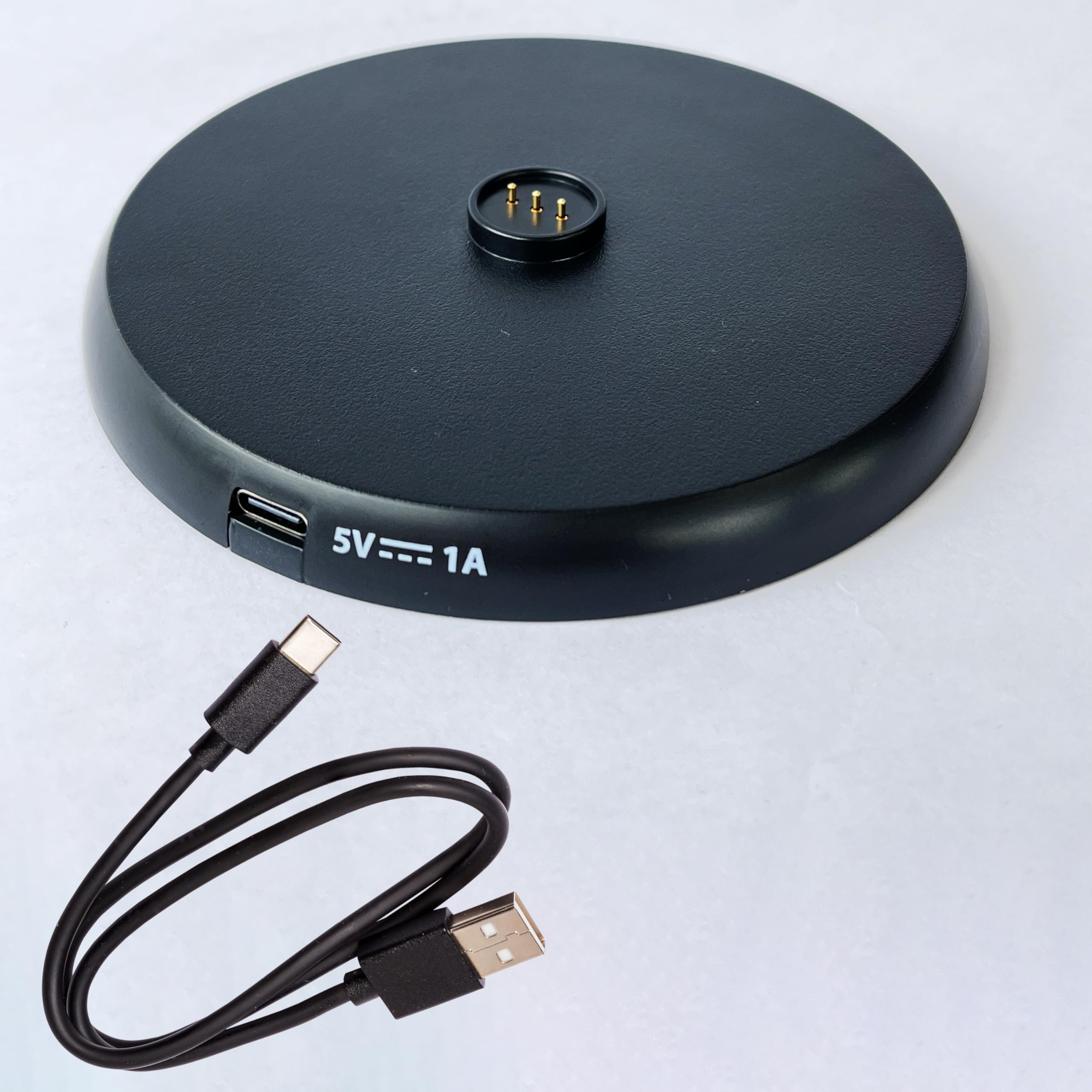 Outdoor Akku Tischlampe COSENZA Rostfarben ohne Kabel mit USB Anschluss & Ladestation