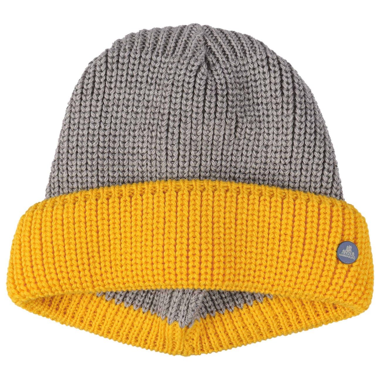 HAMMABURG Twotone czapka dokerka Wyprodukowano we Wloszech Unisex Jesien Zima
