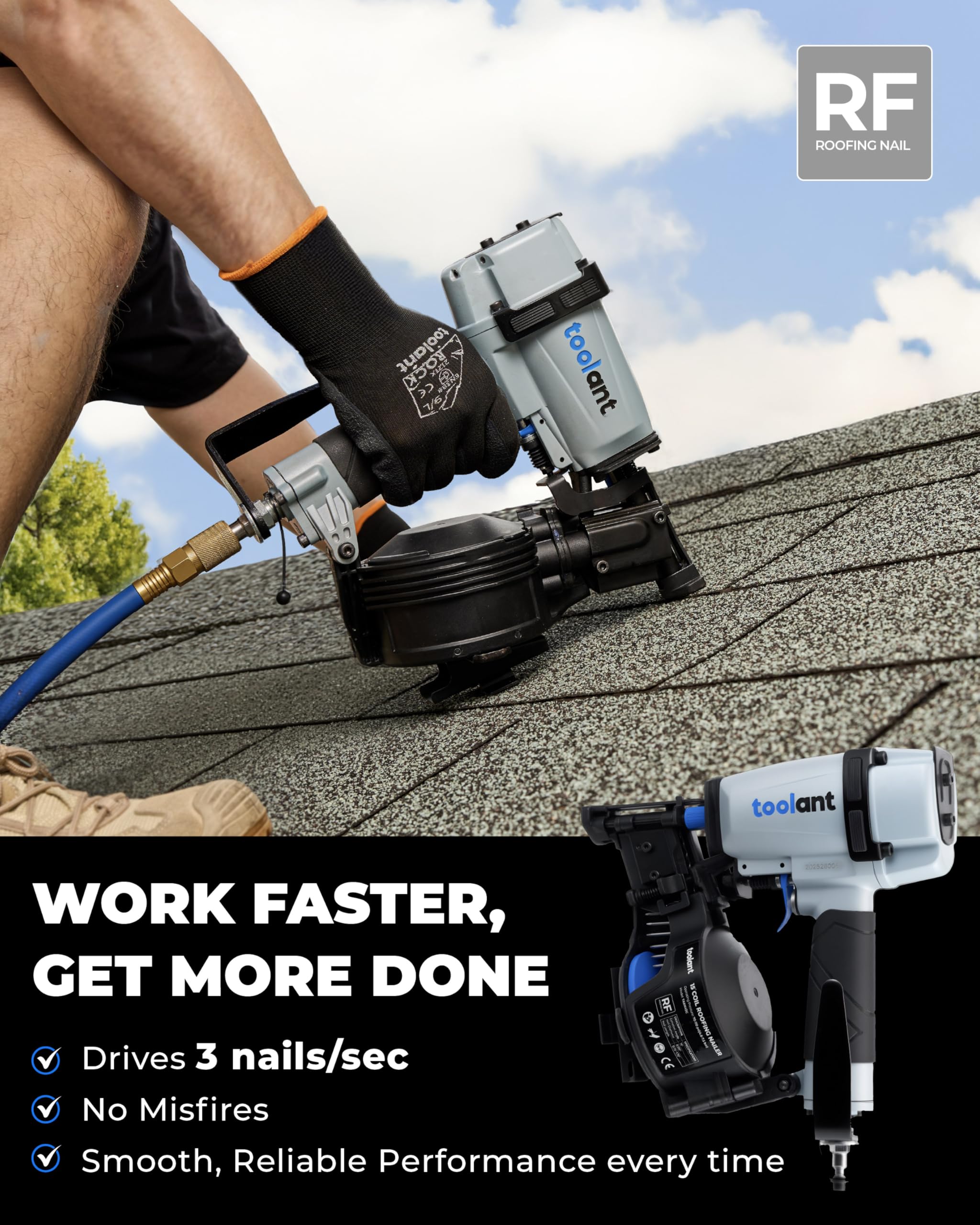 Roofing Coil Nailer - Fast & Durable -2