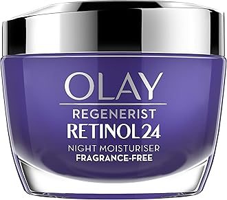 Olay Regenerist Retinol24 Night Face Cream Moisturiser With Retinol and Vitamin B3 50 ml, Fragrance Free