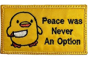 Peace was Never an Option Chick Meme Patch - Embroidered Morale Patch