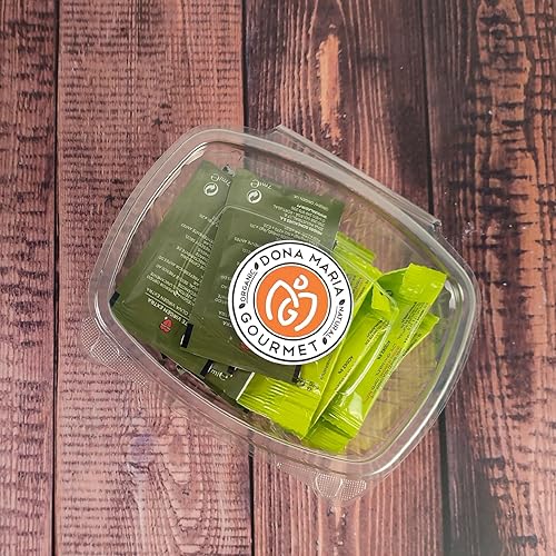 Miniatura 3 de Aceite de oliva virgen extra y vinagre, paquete de 28 (14 aceite de oliva y 14 vinagres) paquetes individuales para aderezo para ensaladas