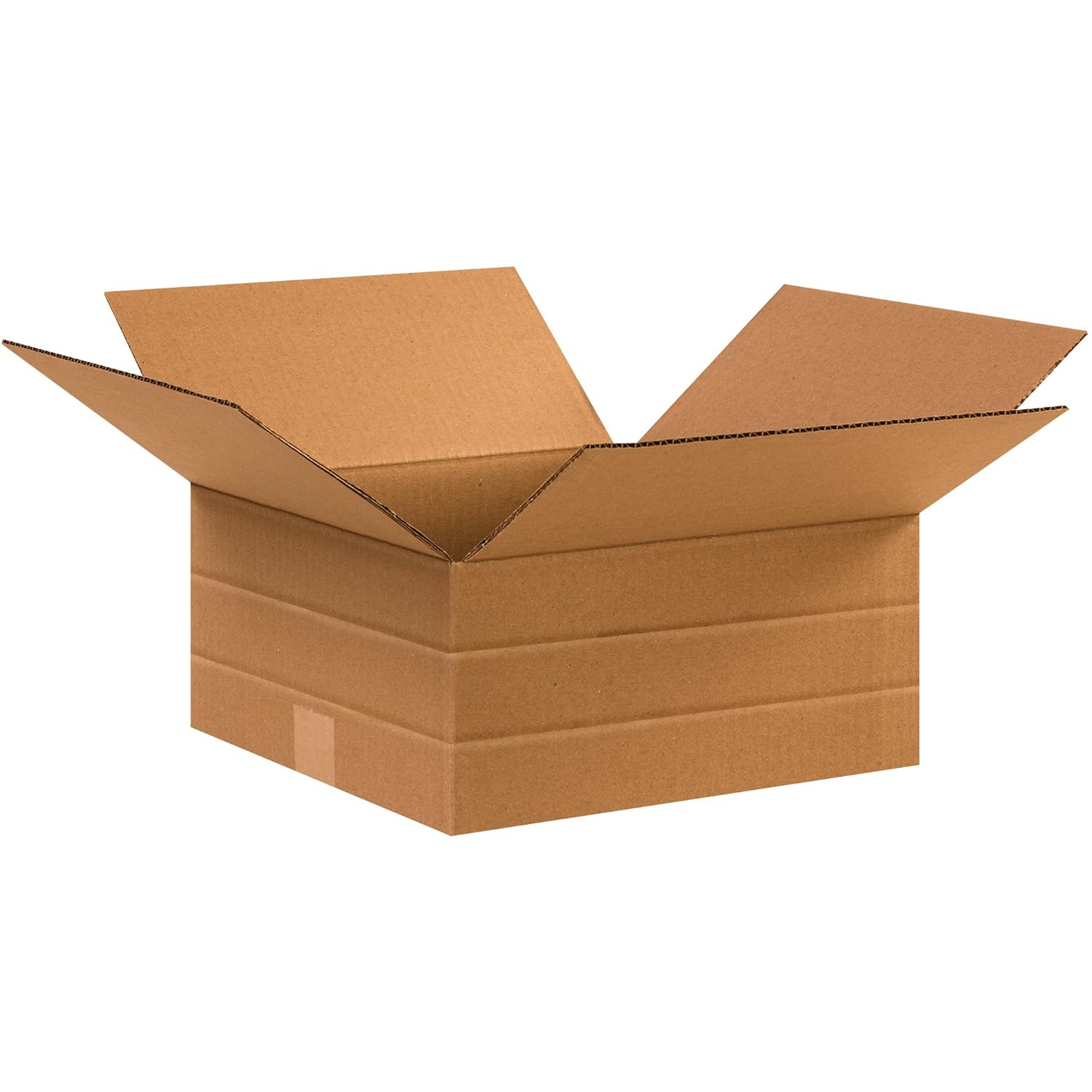 BOX USA 12 1/2 x 12 1/2 x 6 Corrugated Cardboard Boxes, Small 12.5"L x 12.5"W x 6"H, Pack of 25 | Shipping, Packaging, Moving, Storage Box for Home or Business, Strong Wholesale Bulk Boxes