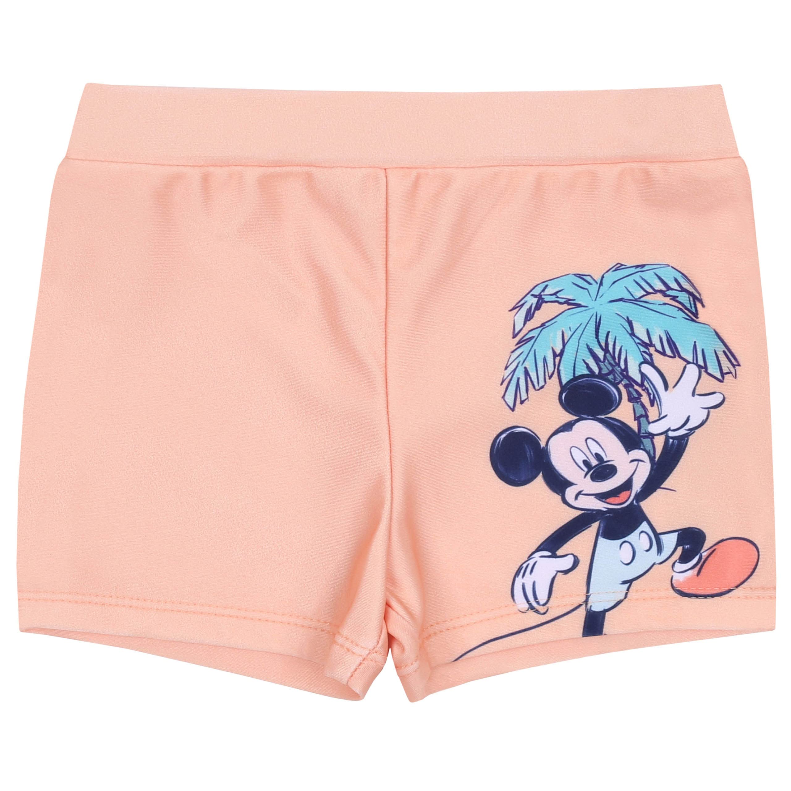 2X Maillot de Bain Mickey Mouse Bleu bébé et mûre Disney