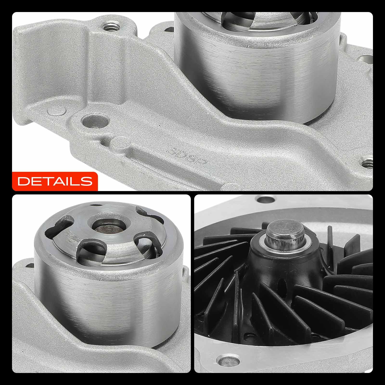 Frankberg Pompa dell'acqua di raffreddamento con guarnizione 7701478846 | Compatibile con: Scénic III JZ0/1, Grand Vitara II JT TD TE, M.e.g.a.n.e III Grandtour KZ0/1