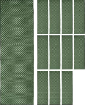 REDCAMP Foldable Foam Camping Pads for Sleeping, Waterproof Closed Cell Foam Camping Sleeping Pad - Ultra-Lightweight for Hiking & Backpacking, R-2.1 Insulated, Royal Blue/Grey/Green/Brown/Khaki