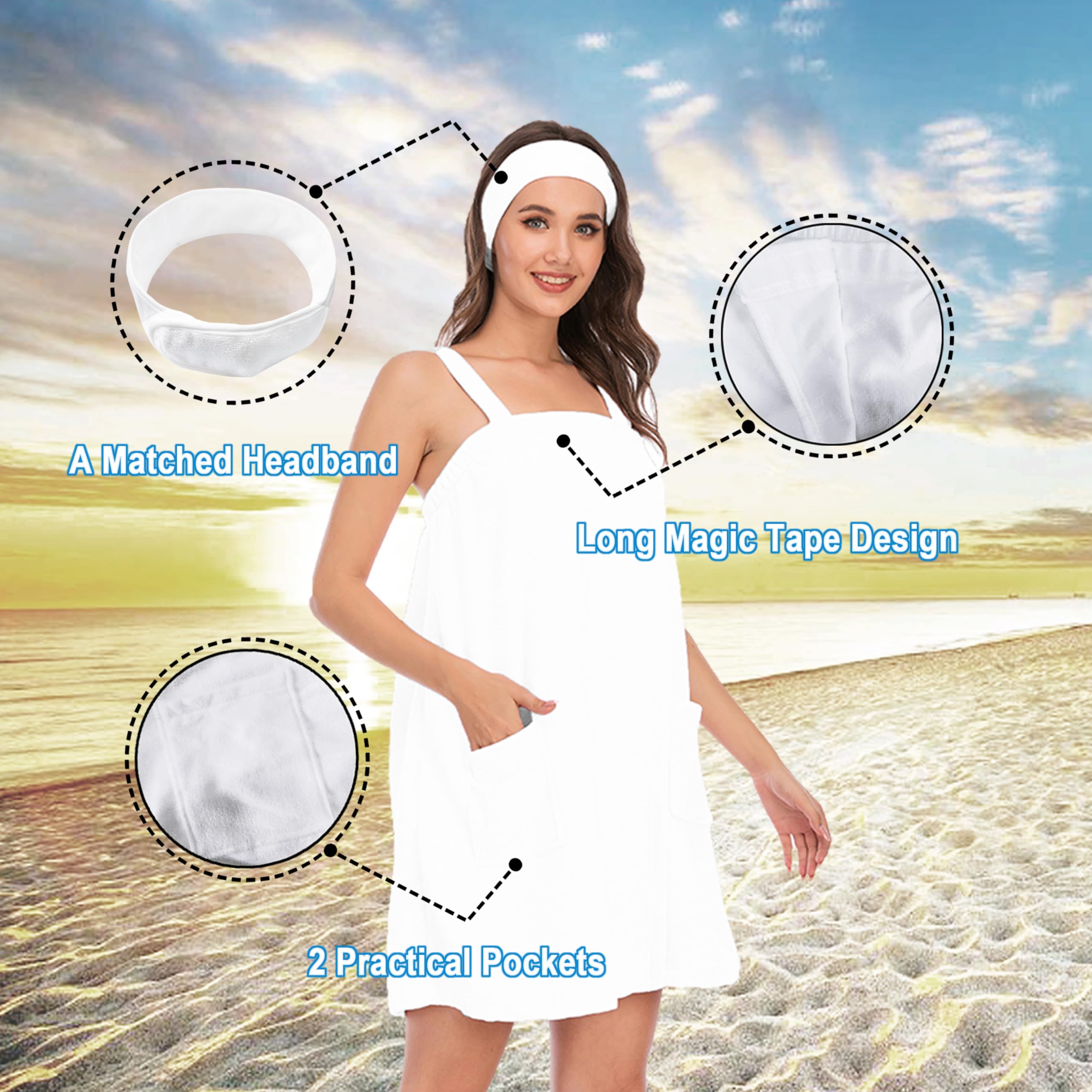white christmas dresses Towel Dress