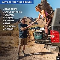 Vista 7 de Titan by Arctic Zone Deep Freeze Cooler - Enfriador de cuerpo duro sin cremallera, aislamiento de congelación profunda, forro de cuerpo duro