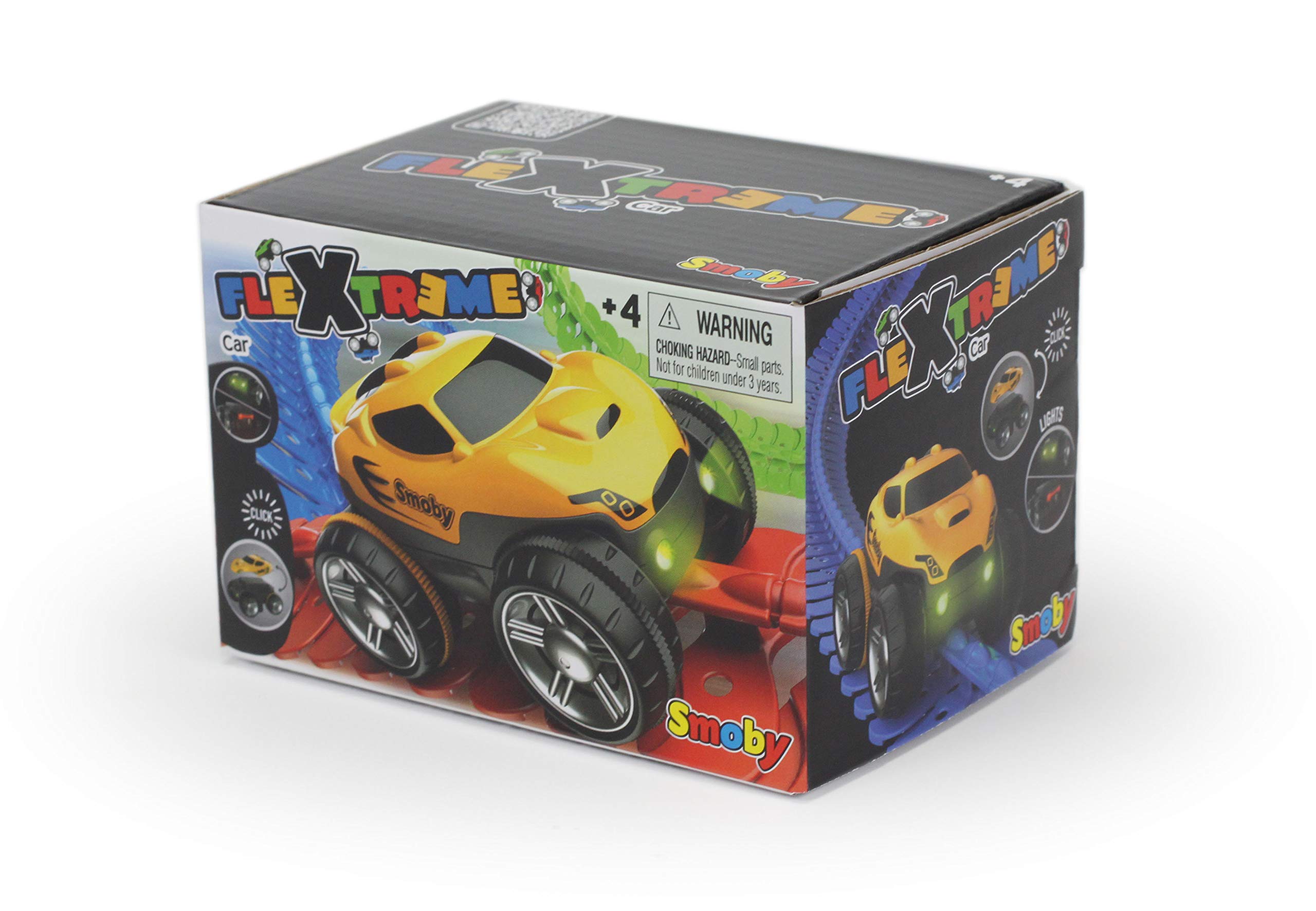 Smoby7600180907WEB Flextreme Car Vehicle Yellow, + 4 Years