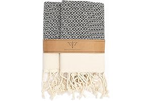 SMYRNA TURKISH COTTON Modern Hand Towels Pack of 2