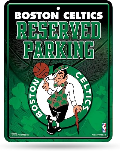 Miniatura 20 de Rico Industries NBA Basketball Metal Parking Sign