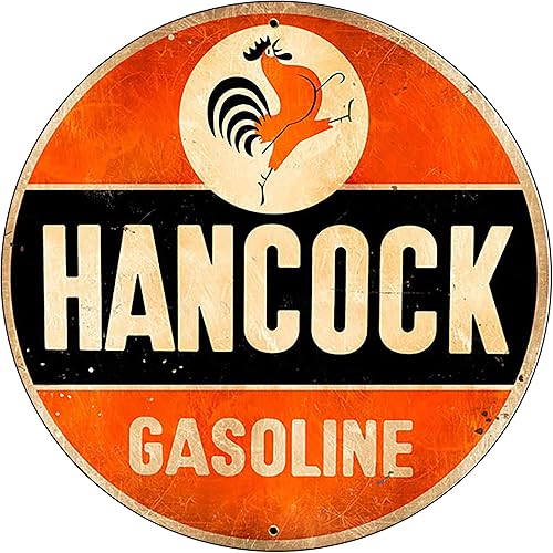 Miniatura 231 de Brotherhood Letrero de gas vintage de reproducción de letreros de metal vintage, letrero redondo de metal para garaje y hogar, 8 pulgadas de Nourse