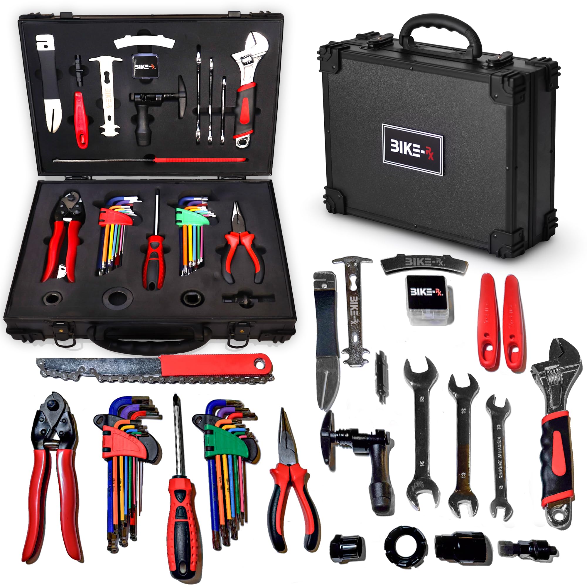 Amazon.com : BIKE-RX Elite 37pc Bike Tool Kit – Bicycle