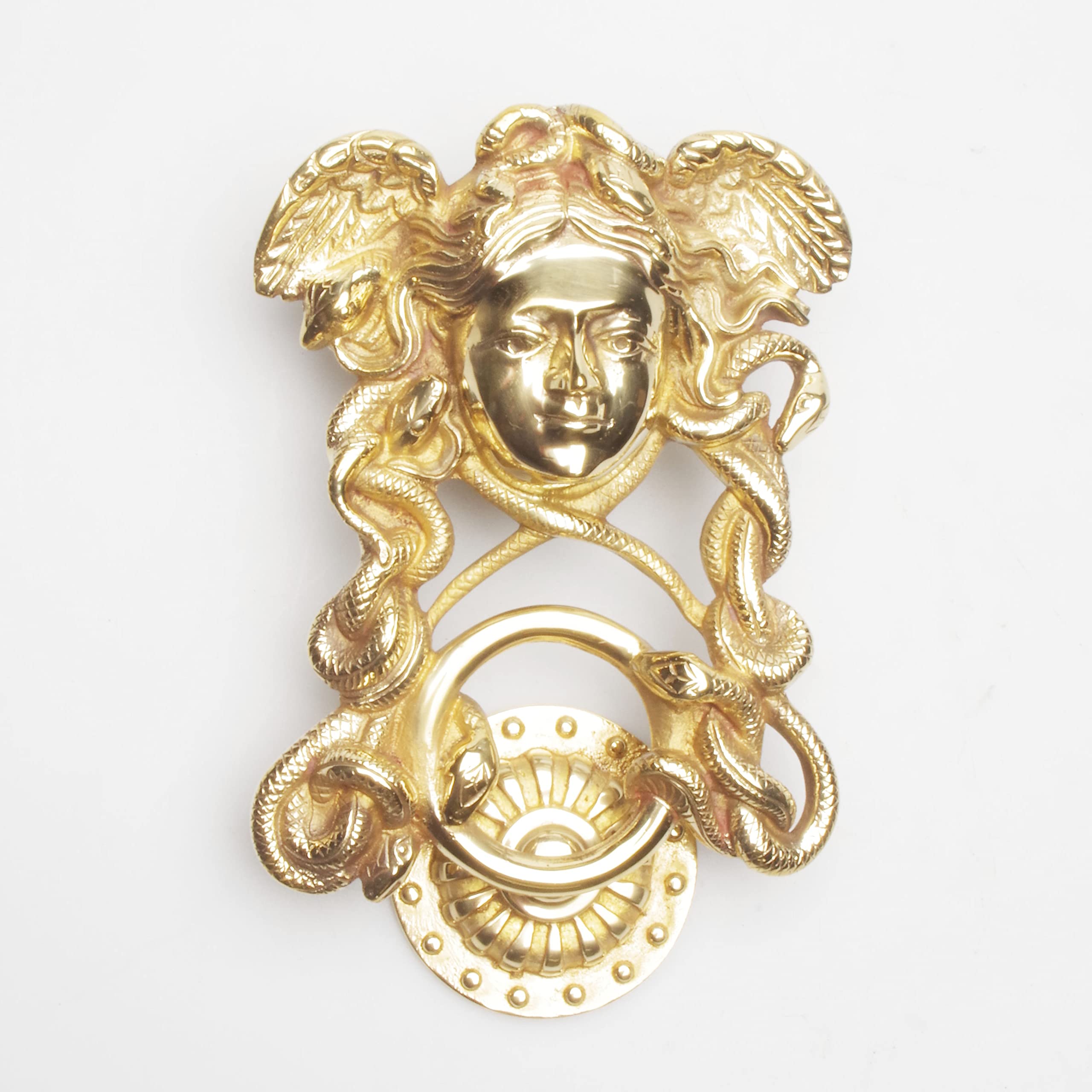 Castelion® Brass Medusa Head Door Knocker…