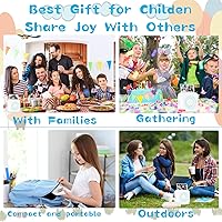 Vista 6 de Mini impresora portátil, impresoras térmicas de bolsillo Bluetooth con 7 rollos de papel de impresión para smartphone, impresión sin tinta, regalo