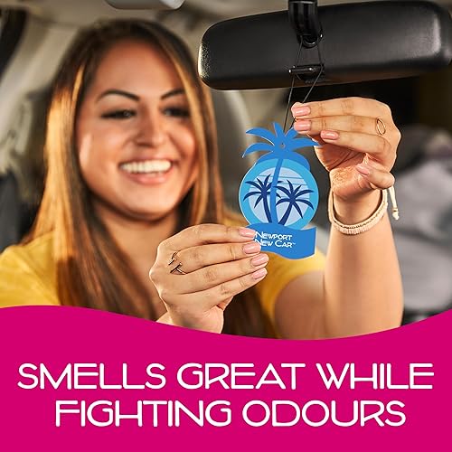 Vista 17 de California Scents Ambientador para coche Palms Ice Paper (6 x 4 unidades)