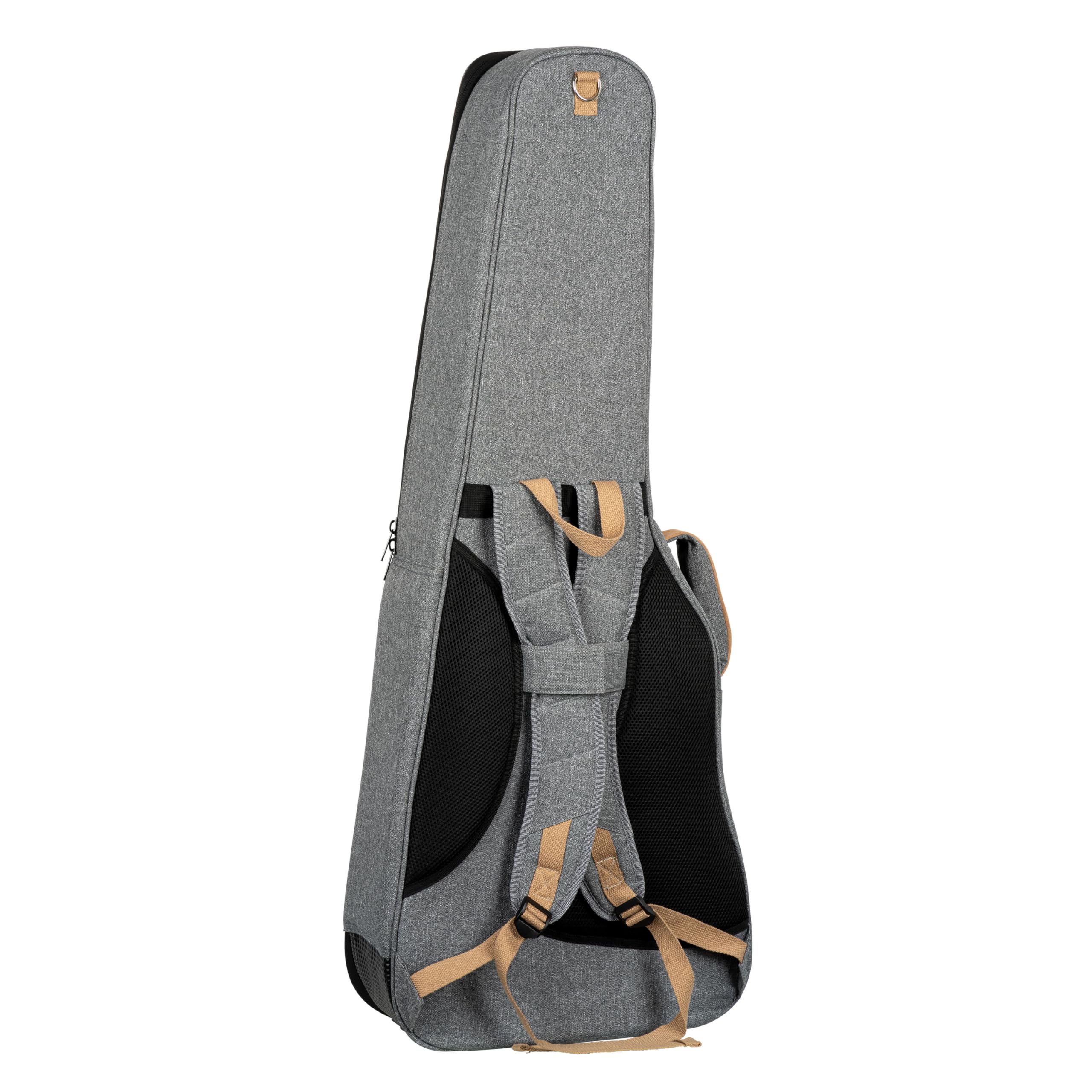 Ortega Guitars Housse Deluxe pour Guitare - Housse pour Guitare Classique 4/4 - Hauteur 105 cm - Largeur 38 cm - Coton, Gris (OGBCL-DLX-GY)