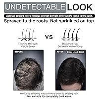 Vista 3 de Mane Spray micromineral para engrosar el cabello y espray de retoque de raíces, volumen instantáneo y cobertura de raíces para cabello fino o fino