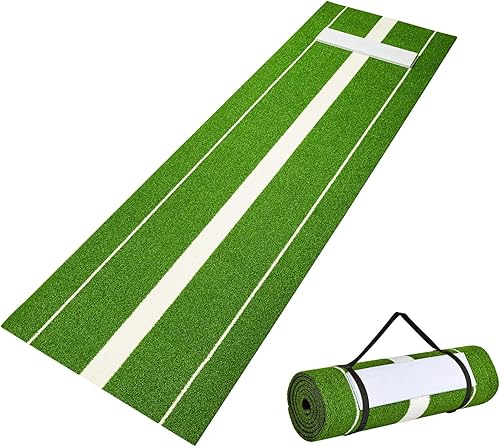Miniatura 10 de VEVOR Alfombrilla de lanzamiento de sóftbol, 10 x 3 pies, soporte de lanzamiento de sóftbol, antideslizante de goma antideslizante para