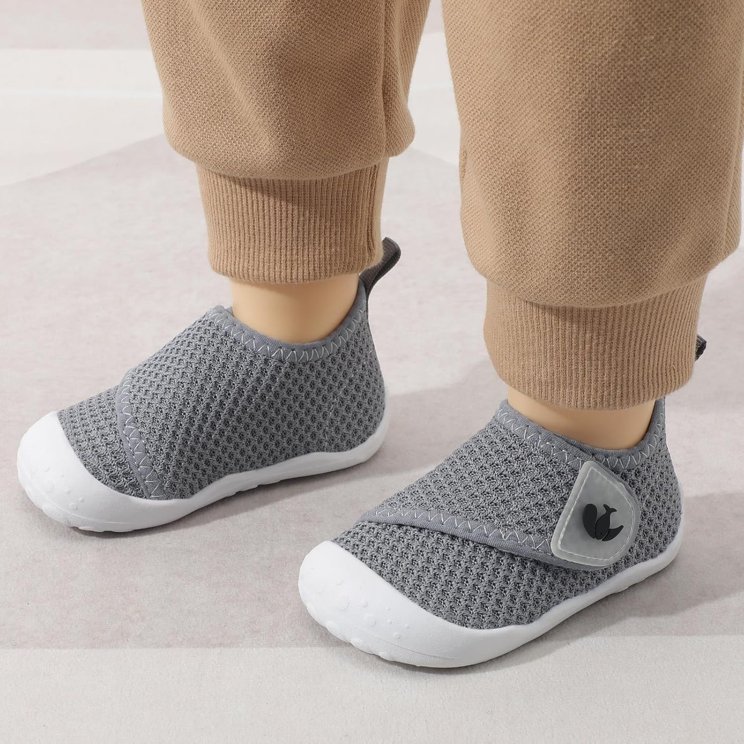 FEETCITY Baby First Walking Shoes Wide Baby Shoes Infant Sneakers Newborn Crib Shoe Barefoot Lightweight Slip On Shoe - Image 3