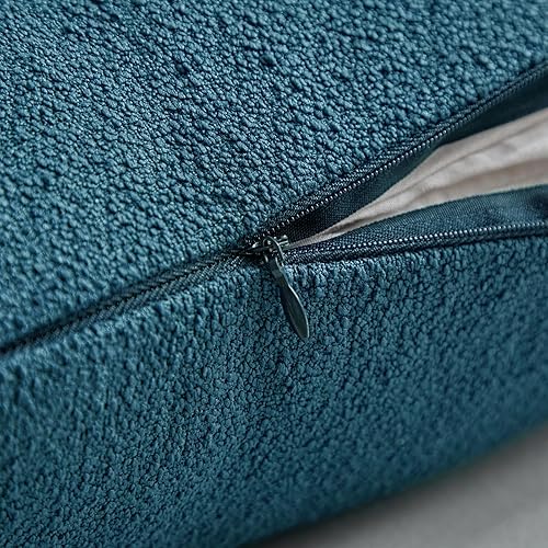 Miniatura 4 de Longhui bedding Juego de 2 fundas de almohada de lino y algodón gris de 18 x 18 pulgadas, fundas de cojín decorativas suaves para sofá, cama