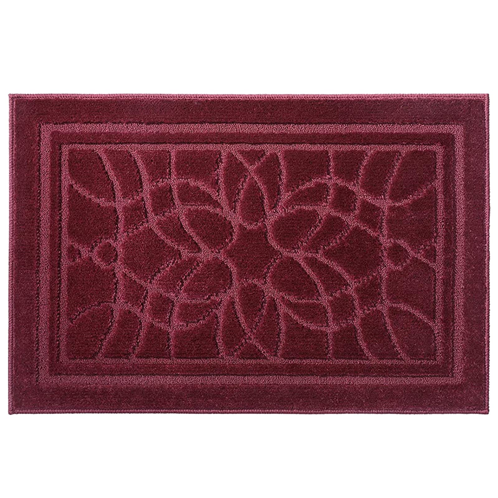Paillasson ultra absorbant et antidérapant en polypropylène rouge