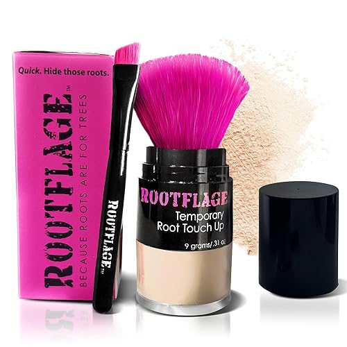 Polvo para retocar la raíz del cabello color temporal para cabello corrector de raíces polvo para quitar volumen del cabello y corrector y aplicador