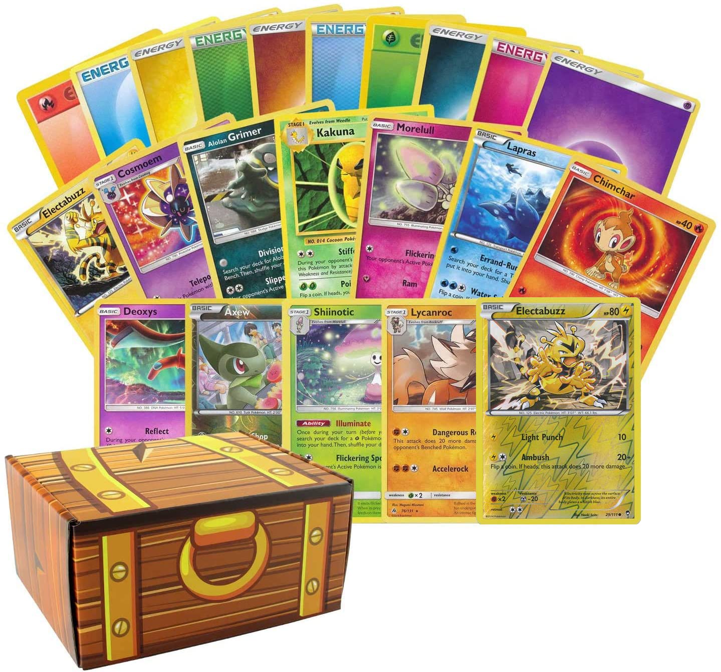 Amazon.com: Golden Groundhog TCG Card Box | 500 Card PKMN Starter Bundle |  Gift Set Includes 390 Commons & Uncommons | 100 Energy Cards | 10 Foils & 2  PKMN Coins | Build Your Collection Now Set : Toys & Games