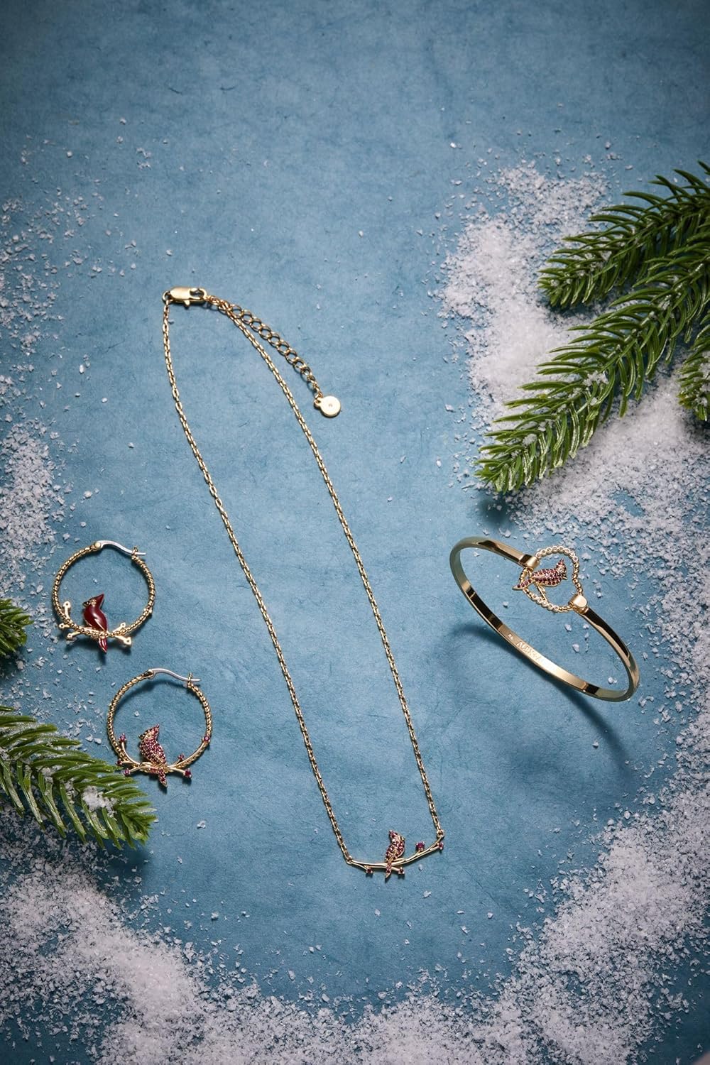 Alex and Ani Cardinal Necklace for Women - Ruby & Clear Pavé Accented Necklace Featuring Sacred Cardinal on Branch, Meaningful Cardinal Gifts - Image 5