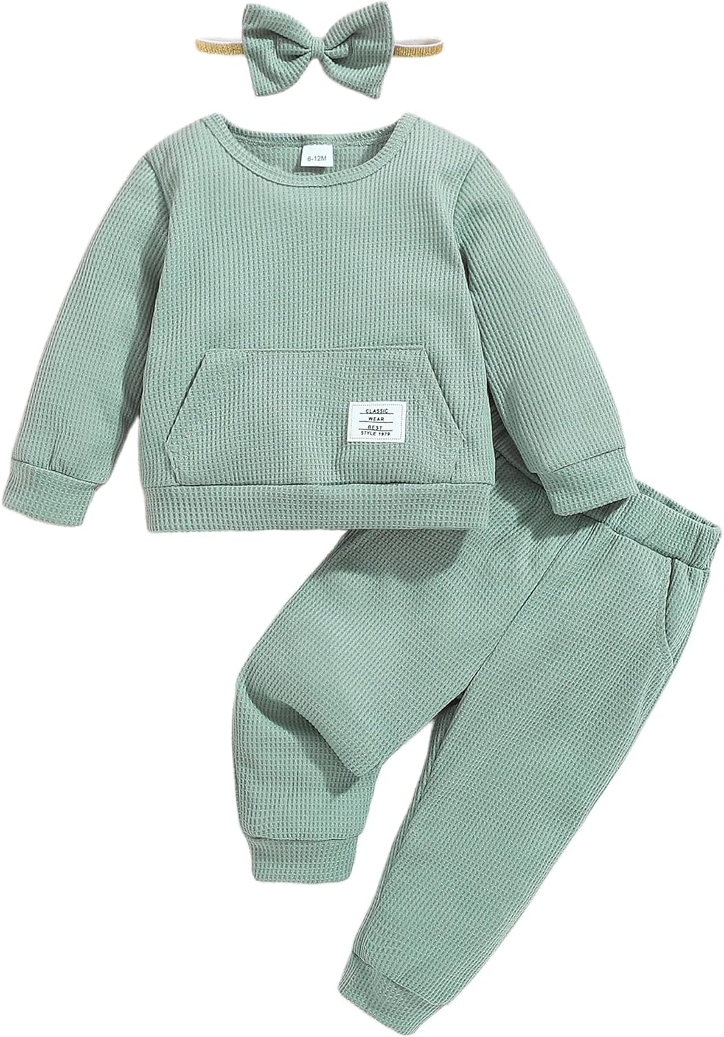 Weebaby Toddler Woman Garments Toddler Woman Sweatsuit Child Pant Set Outfi…