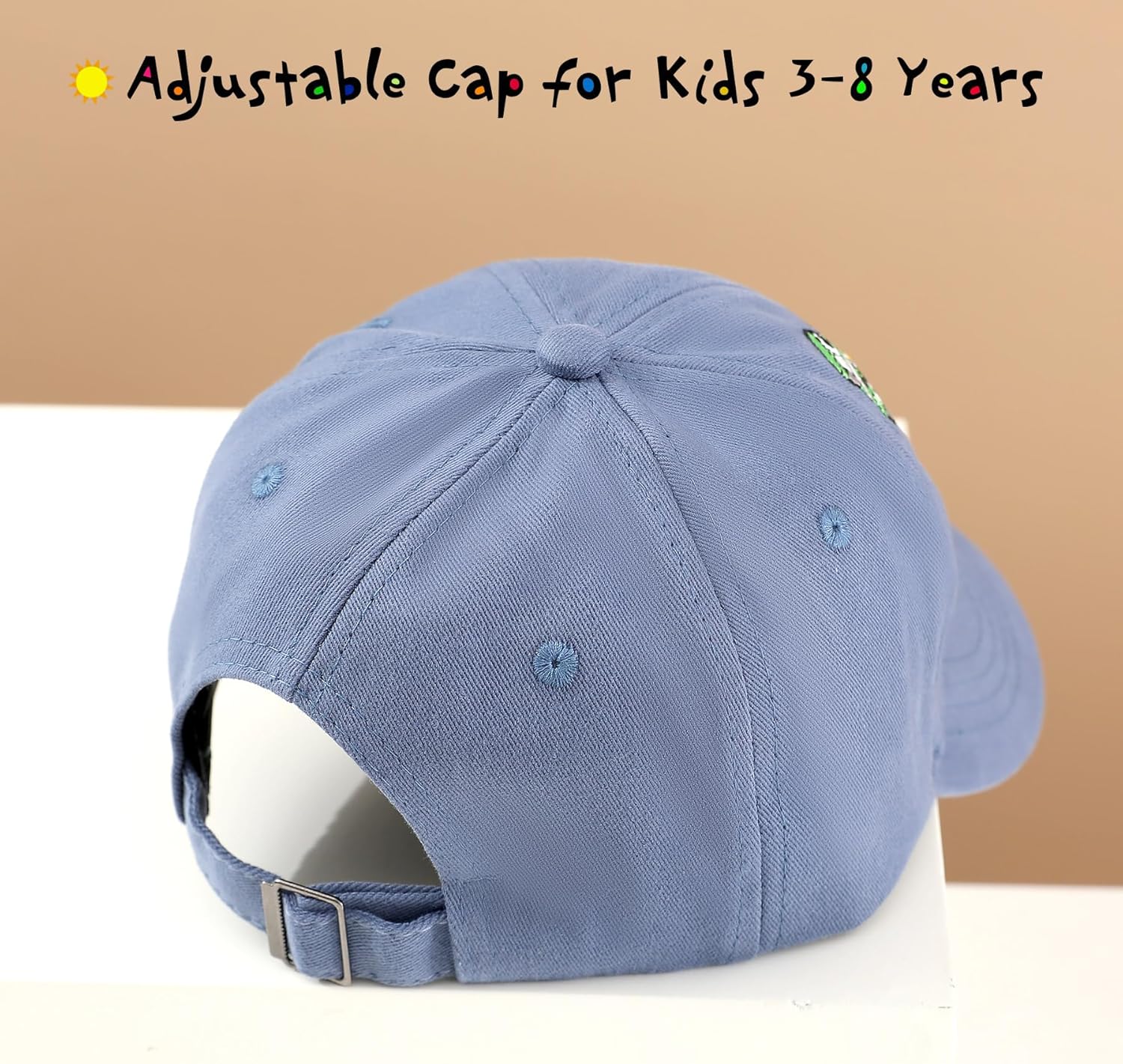 Kids Truck Hat Embroidery Excavator Baseball Caps, Adjustable Child Vehicle Cap Sun Hat for Kids Age 3-8Y - Image 5