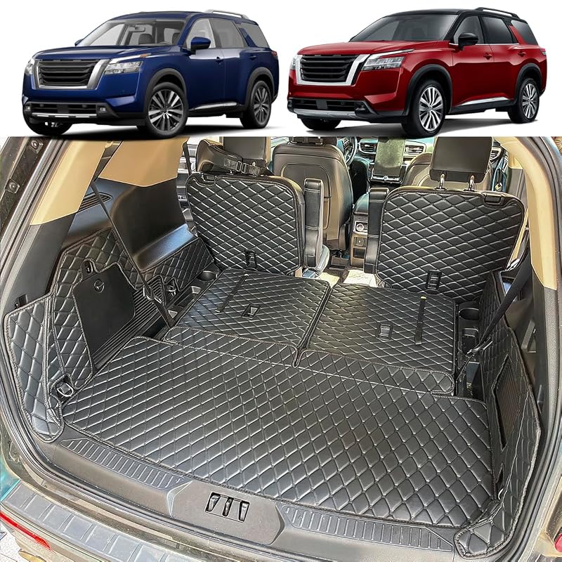 Forro de Porta-Malas 7DEEKEI para Nissan Pathfinder 2022–2026 com Painéis Laterais Traseiros