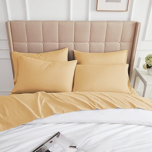 Miniatura 3 de Ropa de cama fina Southshore Aspen Springs, 6 piezas, juego de sábanas con bolsillo extra profundo de 21 pulgadas