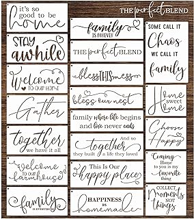 25 Wood Decor Ideas That Bring Natural Beauty to Any Space 49 Word Stencils for Painting On Wood Sign Canvas Fabric, Reusable Welcome ...