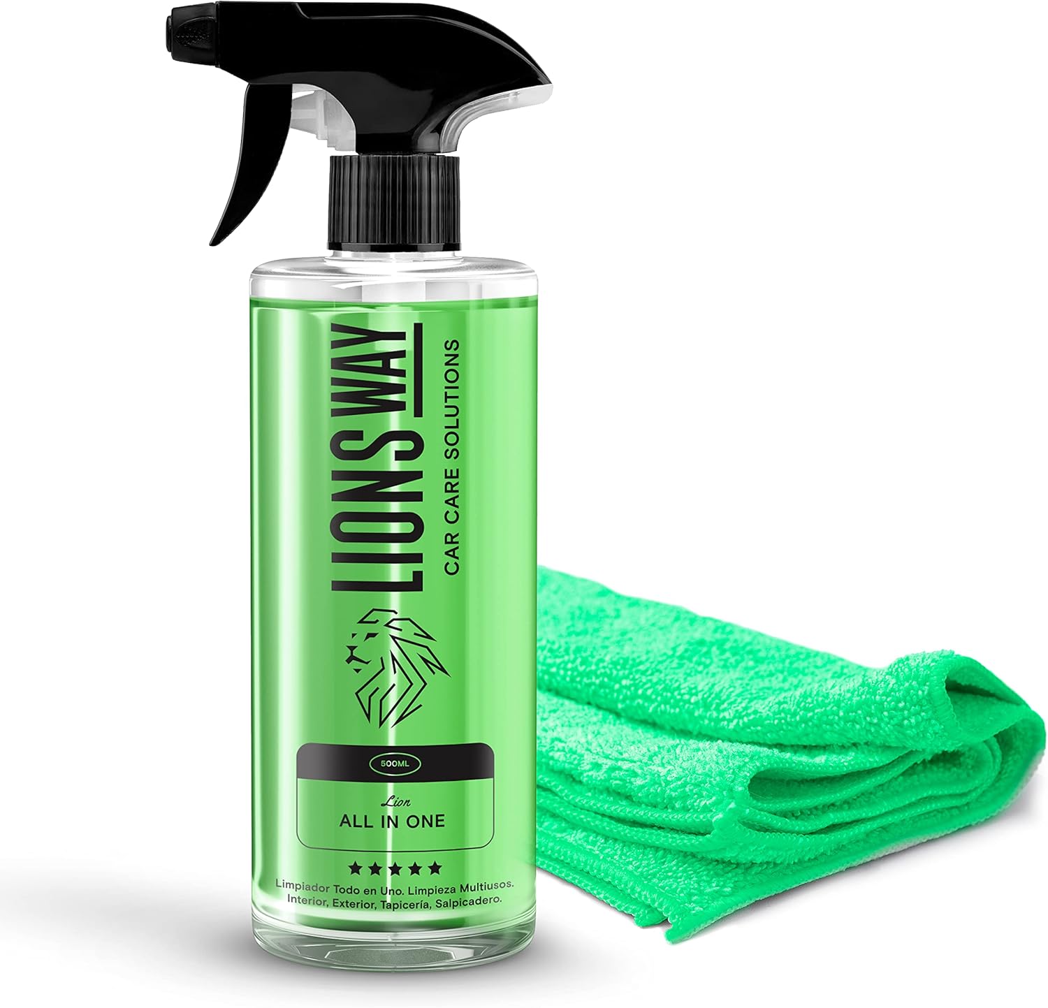 All-in-one car cleaner, multi-purpose, interior cleaner, dashboard, plastics, rubber, etc. New Formula Foam. Professional cleaner. The most effective on the market, scented + premium cloth All-in-one car cleaner, multi-purpose, interior cleaner, dashboard, plastics, rubber, etc. New Formula Foam. Professional cleaner. The most effective on the market, scented + premium cloth