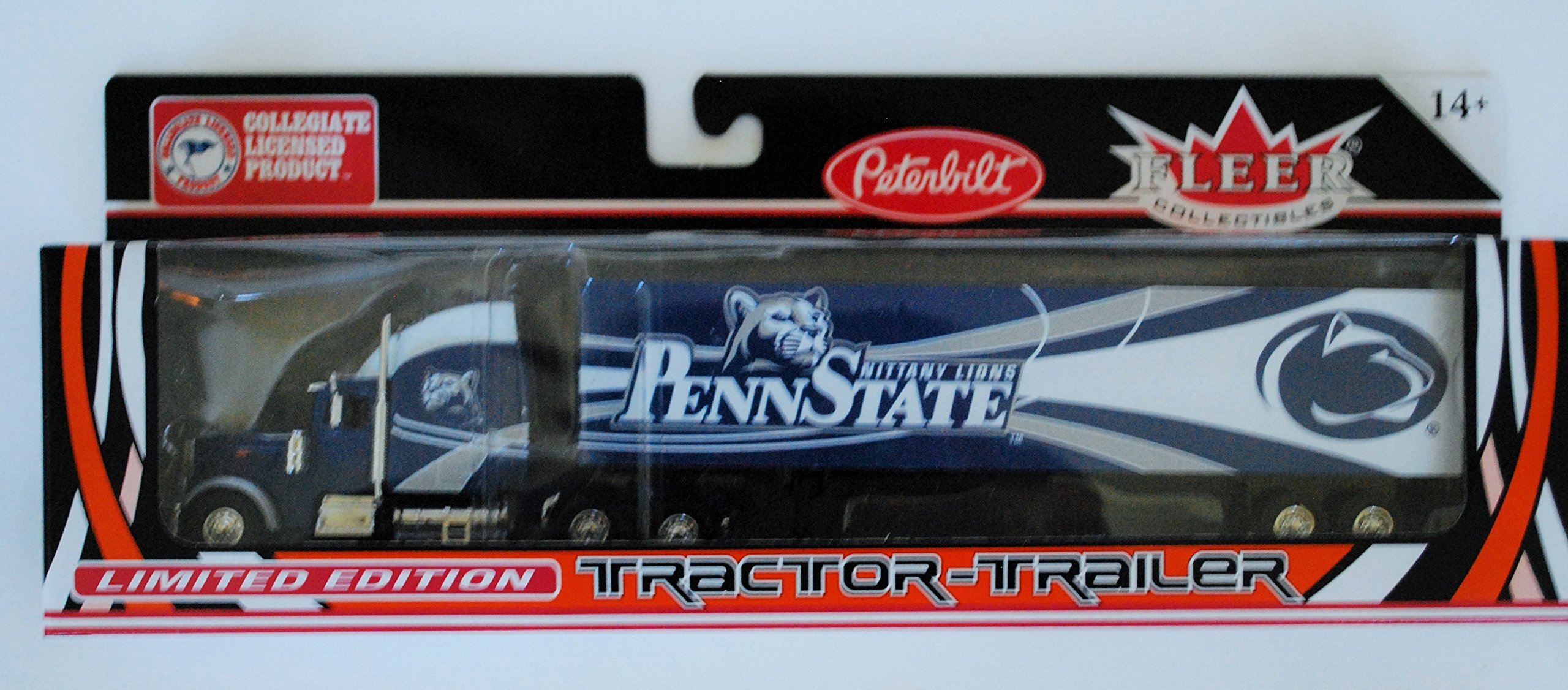 FLEERCollectibles 2005 Collegiate Team Collectible Penn State 1:80 Scale  Peterbilt Diecast Tractor Trailer Nittany Lions