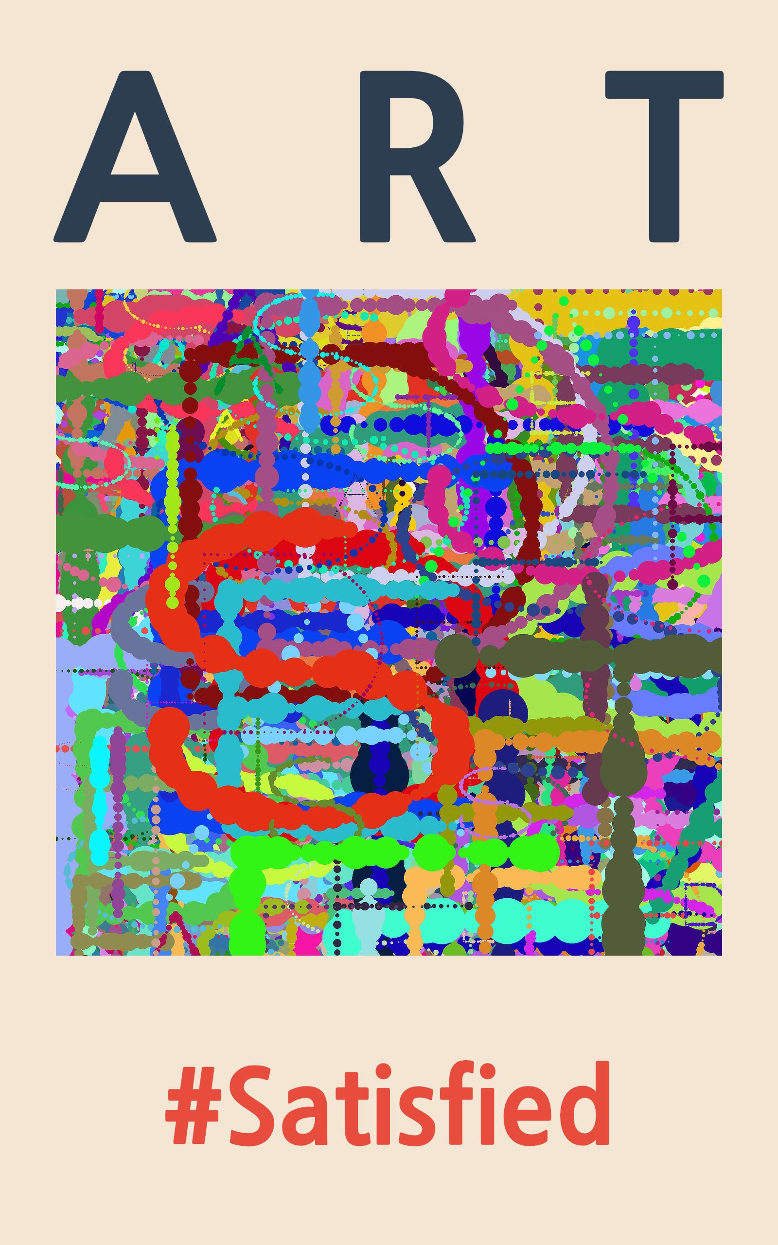 Livre anglais ART: Satisfied English Edition roman art culture