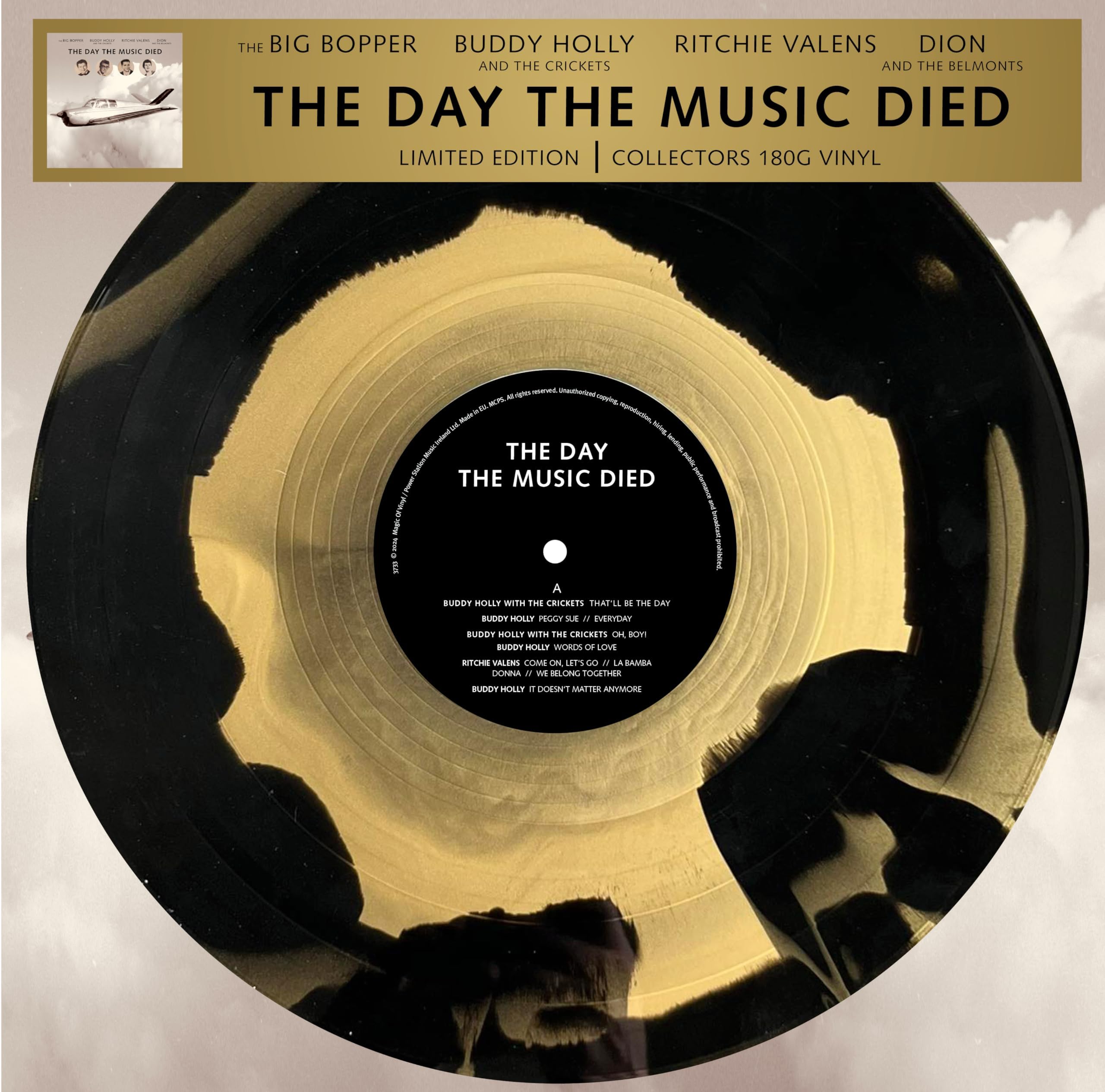 Buddy Holly / Ritchie Valens / The Big Bopper / Dion - The Day The Music Died - Limited Edition Colored Vinyl