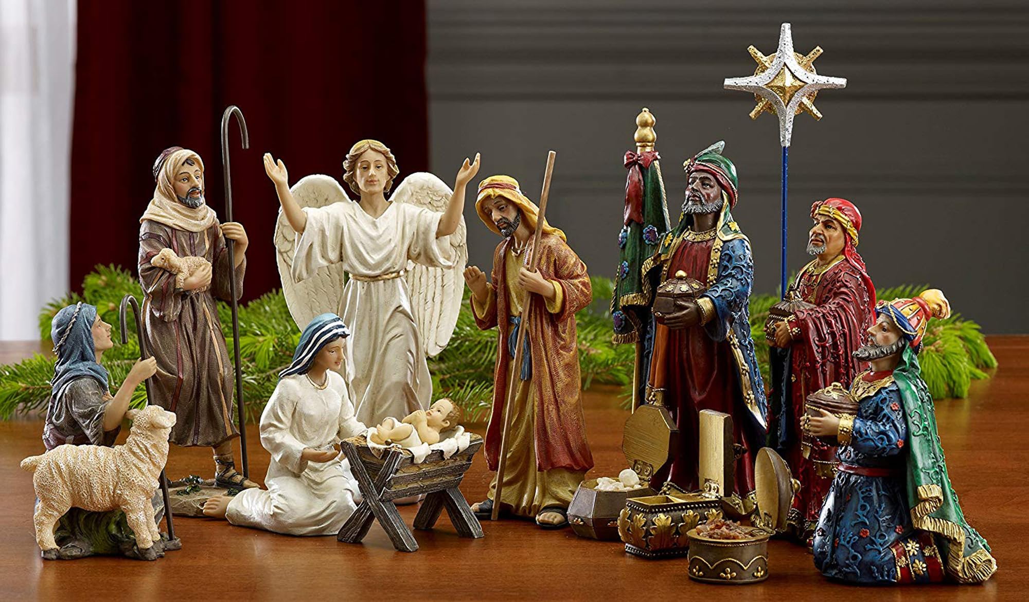 Amazon.co.jp: Three Kings Gifts 11ピース リアルゴールドクリスマス
