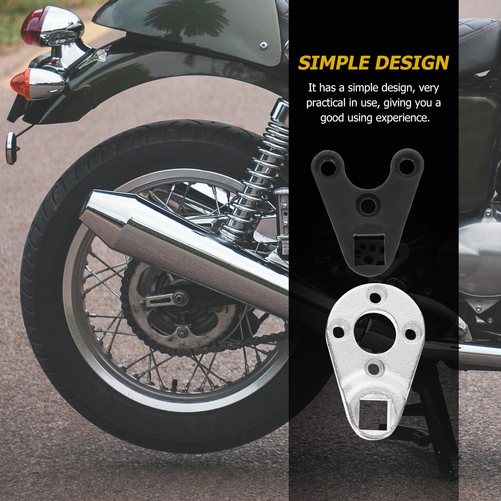 FOMIYES Chiavi per Perno Inclinazione in Ferro Leggero e Portatile Kit Utensili per Cilindri Idraulici per Moto Accessori per Trim