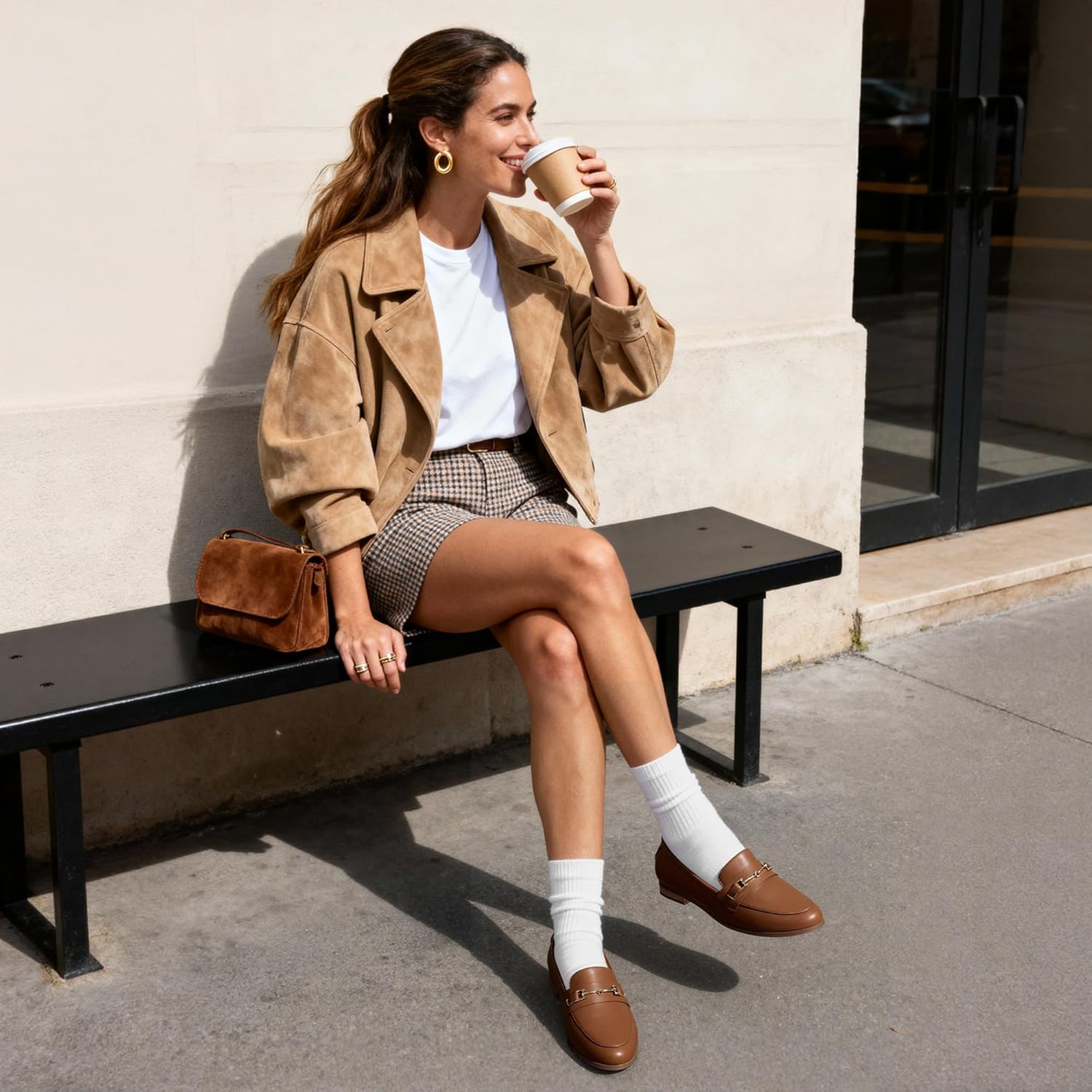 DREAM PAIRS Women's Loafers Penny Loafers Fashion Comfortable Flats Dressy Shoes - Image 2