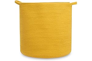 Natemia Large Yellow Hamper: A Perfect Organizational Solution