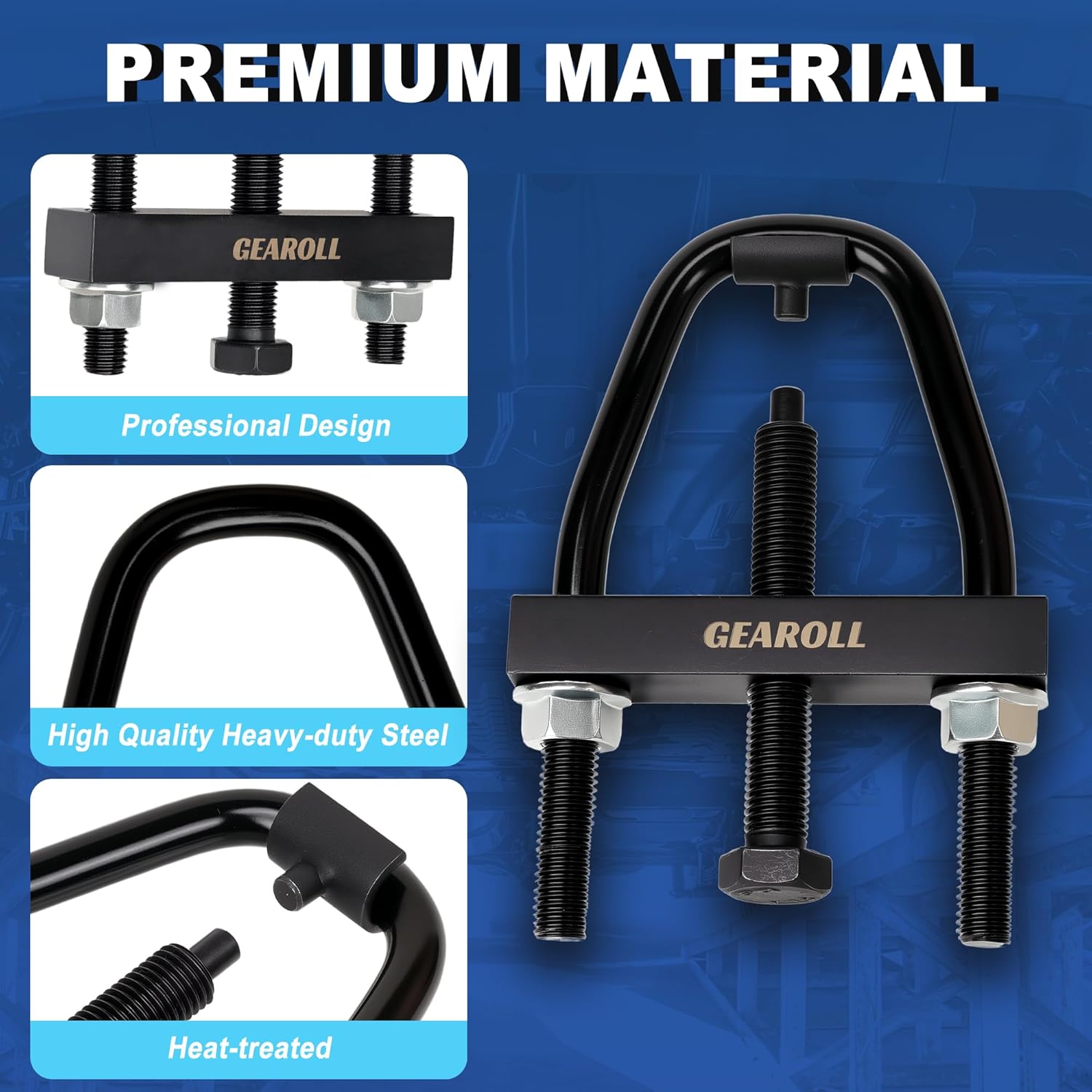 Torsion Key Unloading Tool, Torsion bar Key Adjuster Bar Suspensions Installation Removal Tool Leveling Decompress Tool Compatible with Dodge Ford Chevrolet Chevy GMC GM HD Trucks SUVs, Black