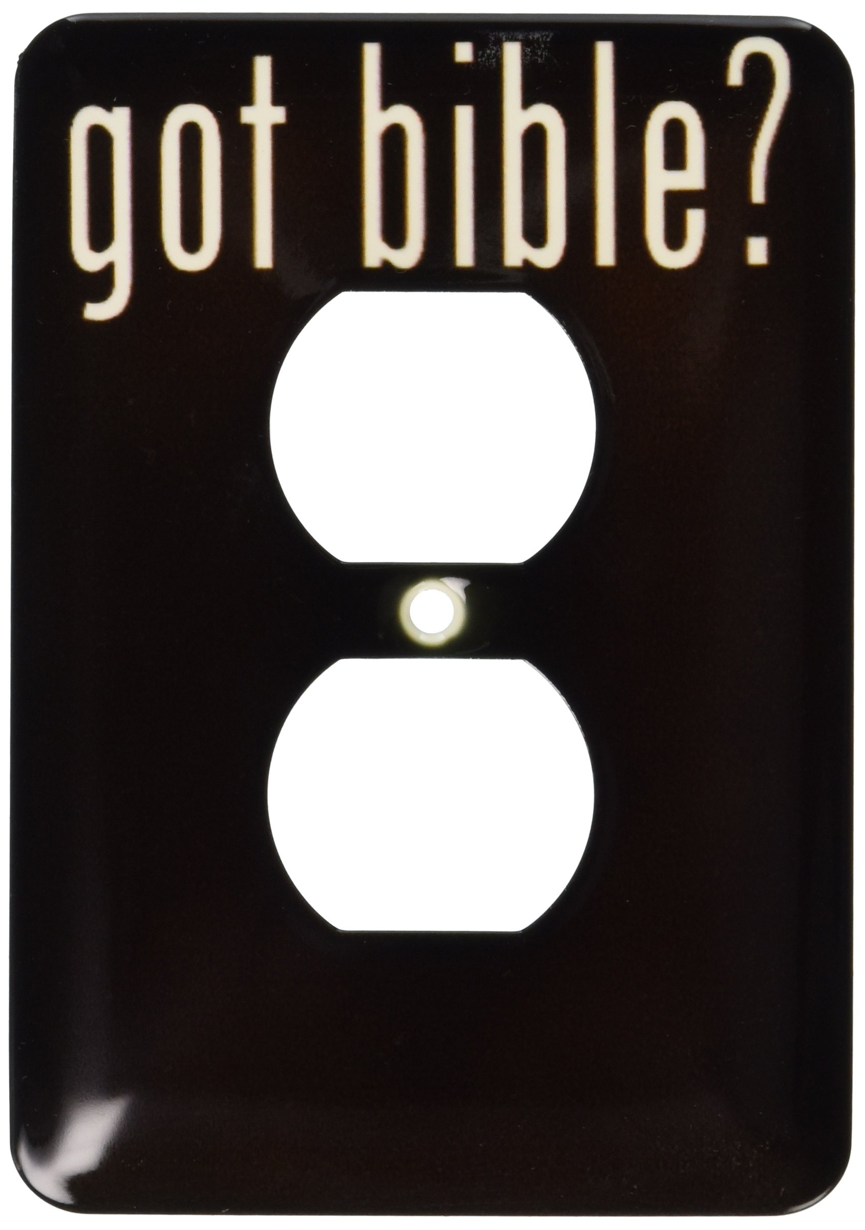 Got Bible 2 Prises cache prise murale double lsp_15952_6 3dRose LLC salon chambre